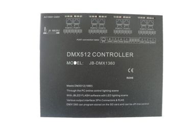 4096 telecomando del regolatore principale del nero DMX512 dei canali AC100-240V disponibile